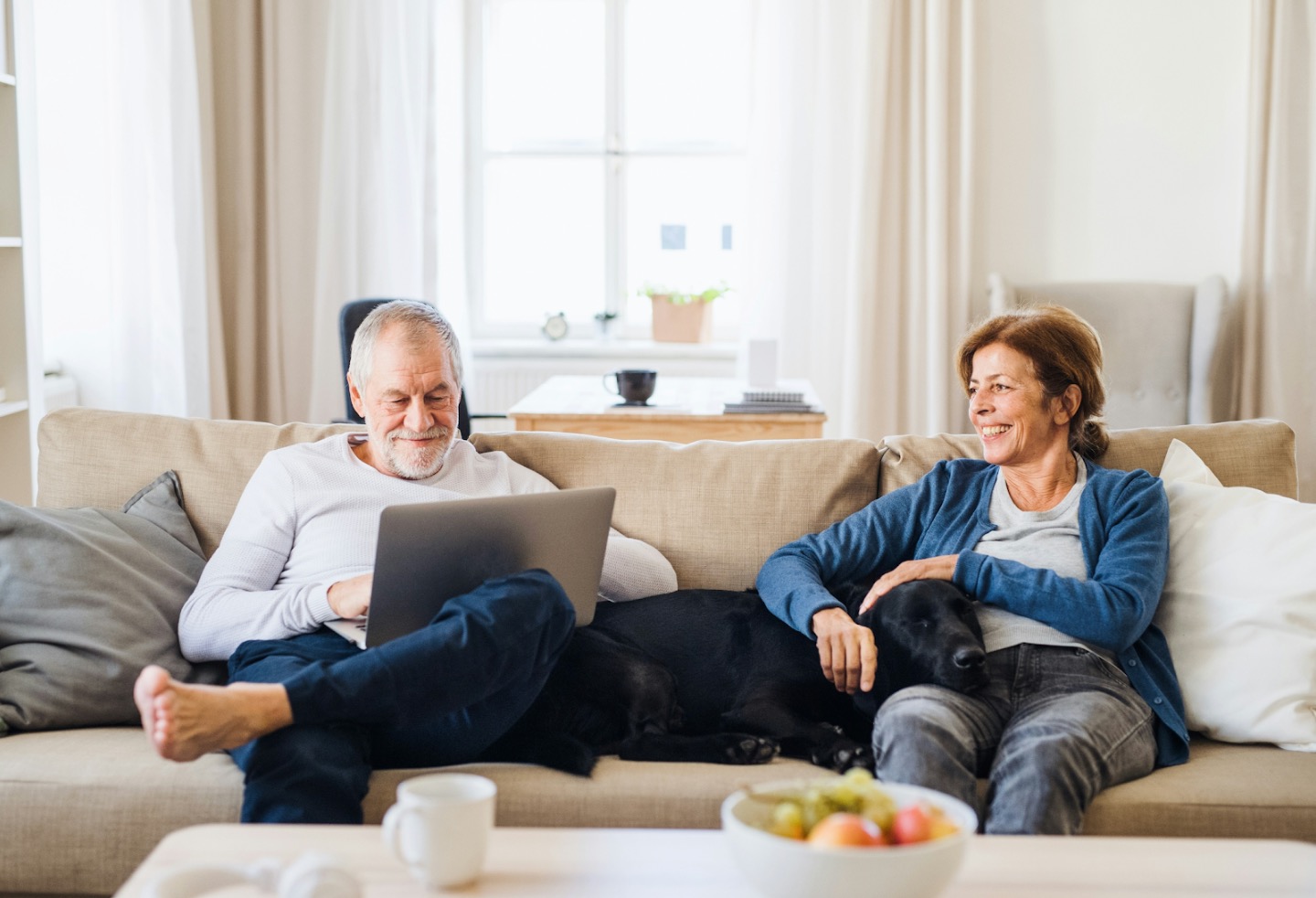 A older couple contacting Texas Tax Protest after reading the 5 myths about protesting property taxes in Texas