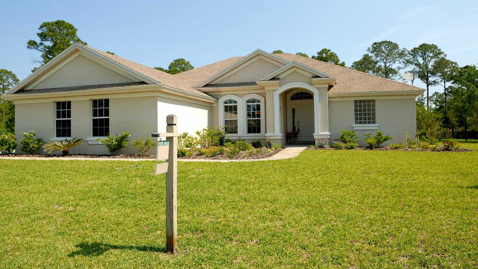 Home buying tip: Try a pale colored home with a “for sale” sign in its front yard