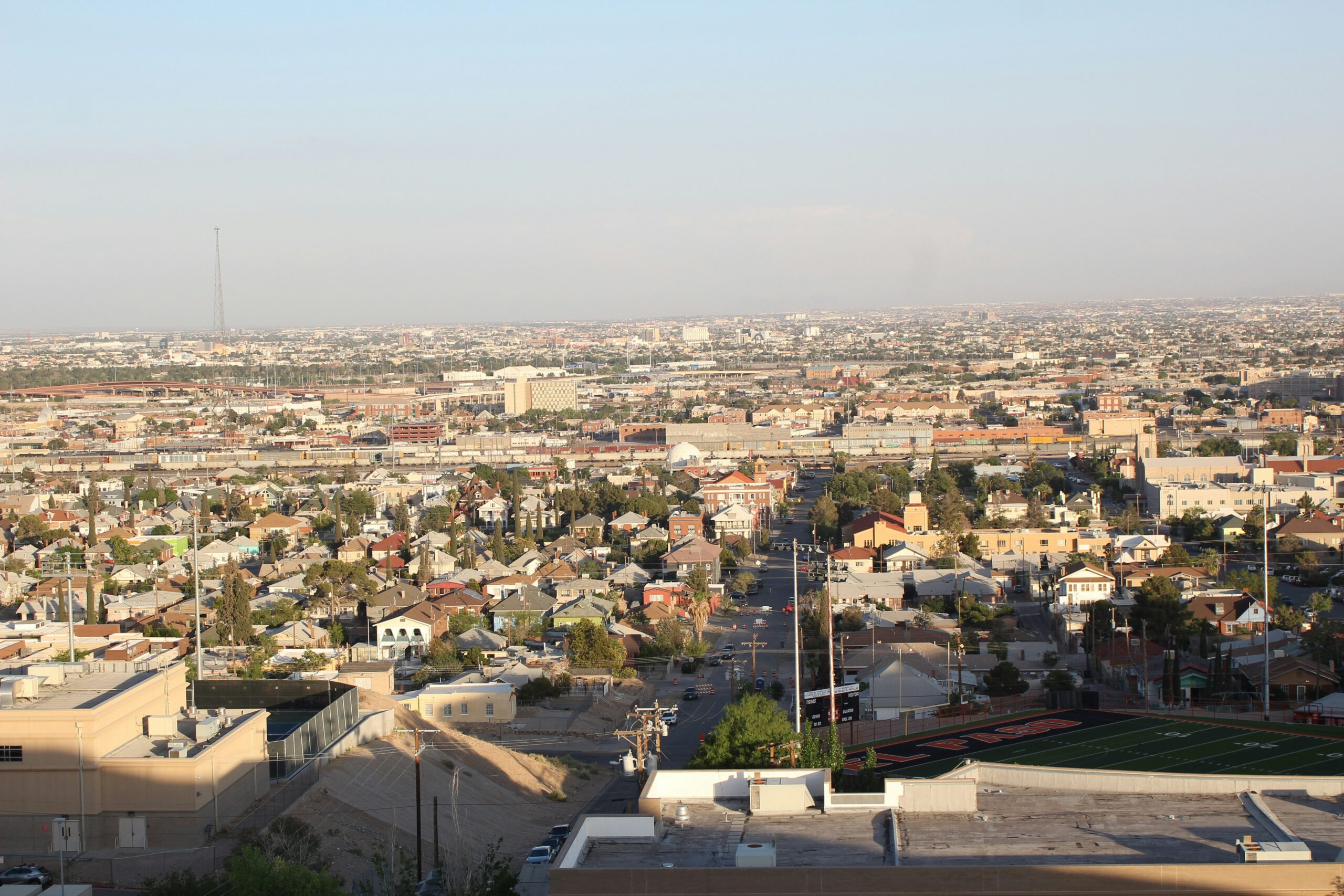 Looking at a neighborhood in El Paso, Texas